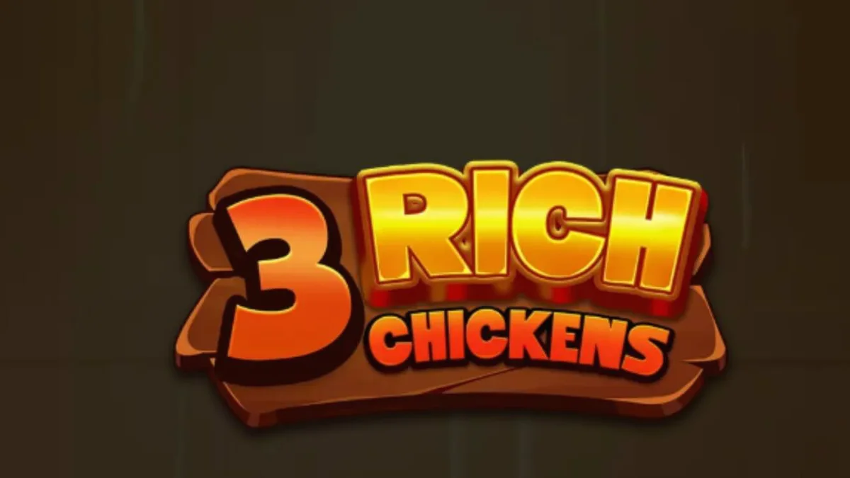 Tampilan visual slot 3 Rich Chickens dengan tema peternakan yang ceria